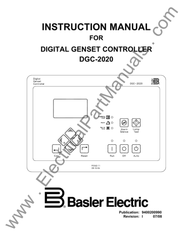 Basler Lsm-2020 Programmable Generator AVR Load Sharing Share Control Module for sale online 