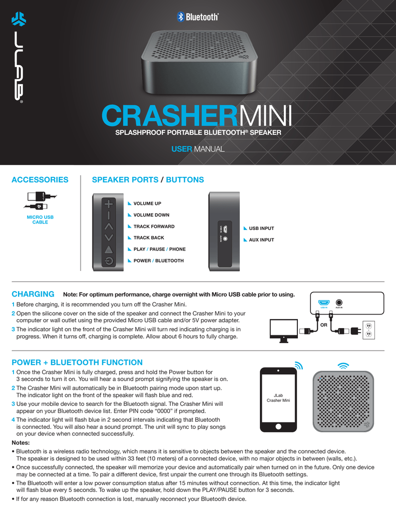 crasher mini speaker