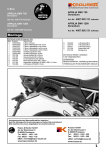 Hepco &amp; Becker C-Bow Dorsoduro Aprilia SMV 750 &amp; 1200 Assembling Instructions