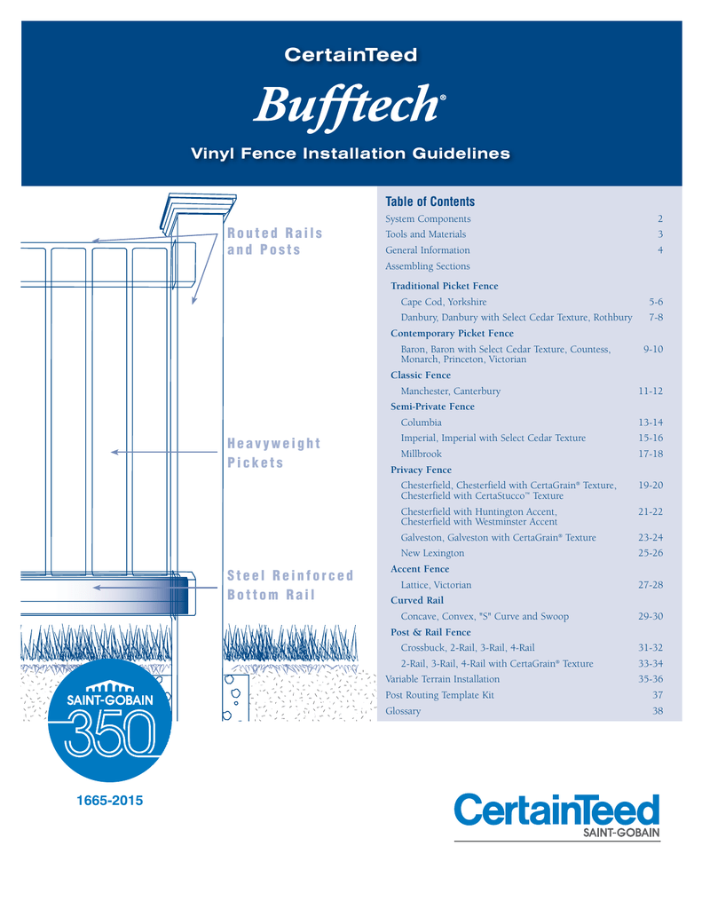 Bufftech New Lexington Vinyl Fence Sections S Curve Top Rail Hoover Fence Co