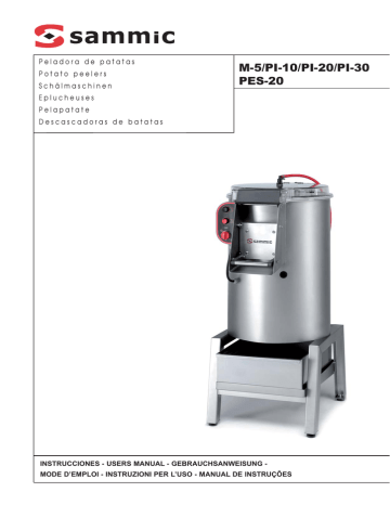 Pelapatate Elettrico Capacità di Carico 30 Kg - PI30