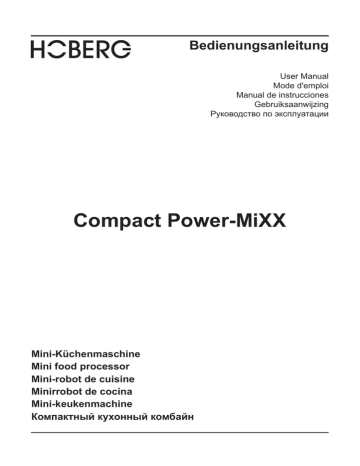 Compact Power-MiXX Bedienungsanleitung | Manualzz