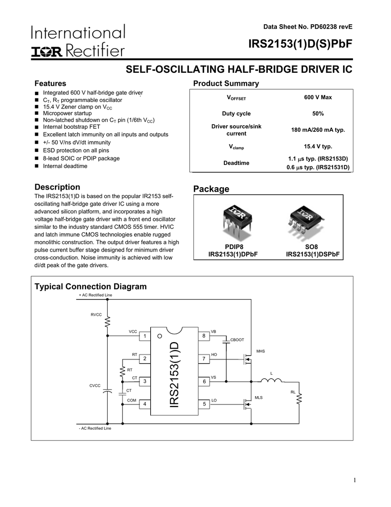 Ir2304s схема включения