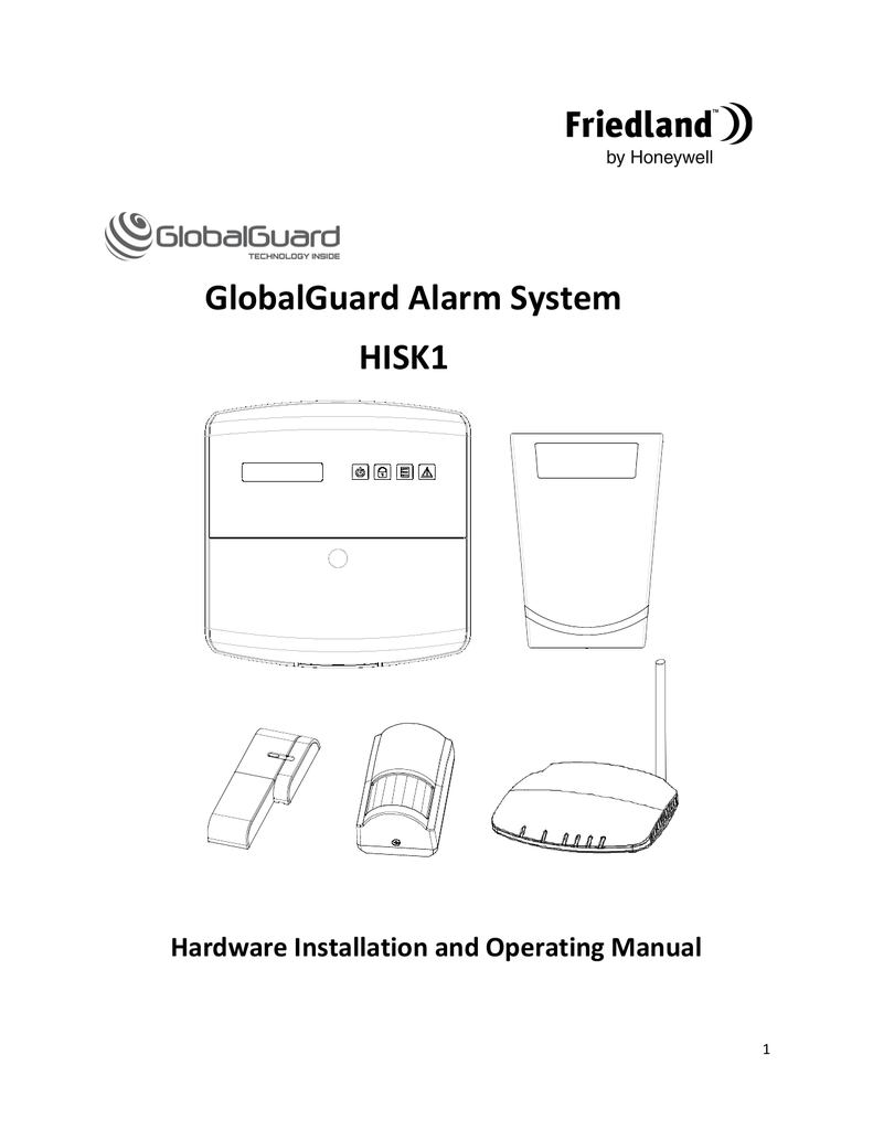 Honeywell Response Globalguard Wiederaufladbar Alarm Batterie Packung HISK1 