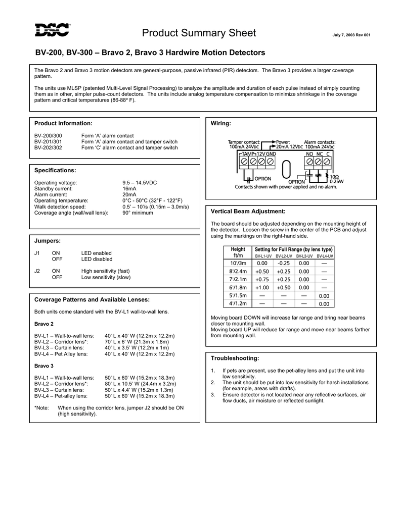 Bv 0 Data Sheet Manualzz