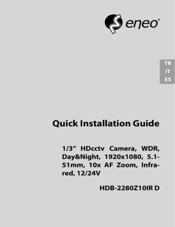 Eneo HDB-2280Z10IR D Manual de usuario | Manualzz