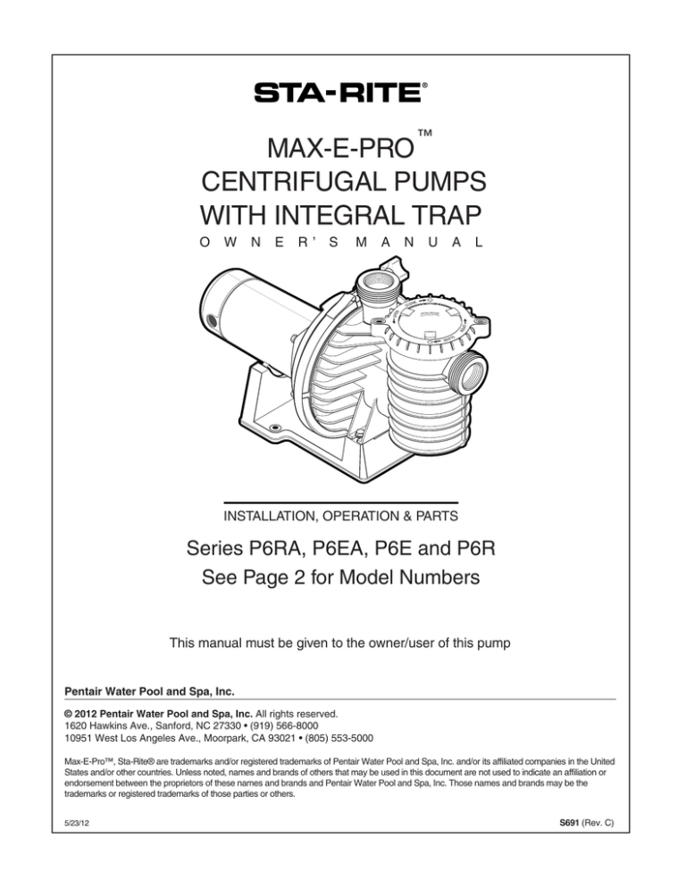Inground Pool Pump | Manualzz | Hydro Pro Ig Pool Pump Wiring Diagram | | Manualzz