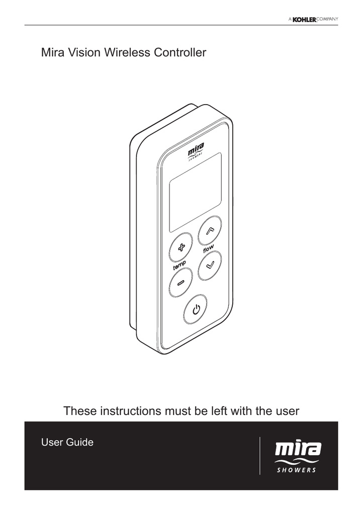 Mira Vision Wireless Controller User Guide 1 Manualzz