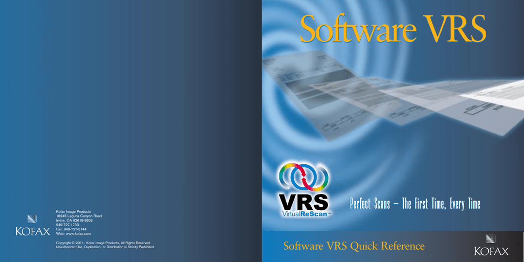 fujitsu kofax vrs 4.5 download