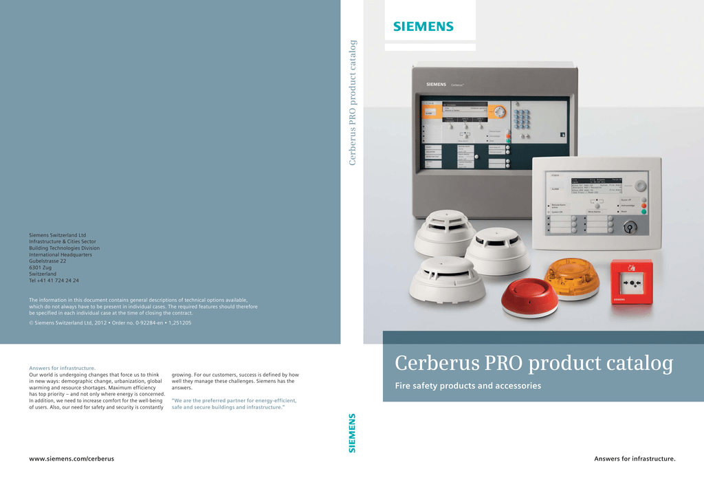siemens cerberus pro user manual