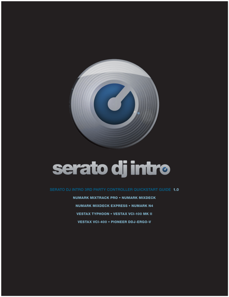 Serato DJ Intro Quickstart Guide for Numark MixDeck | Manualzz