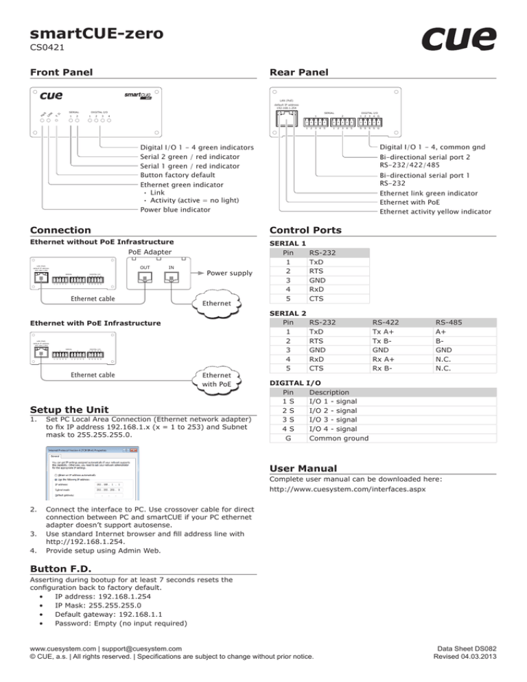 Smartcue Zero Manualzz