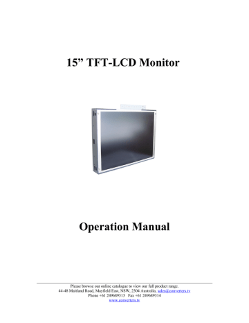 user manual for tft lcd monitor pricelist