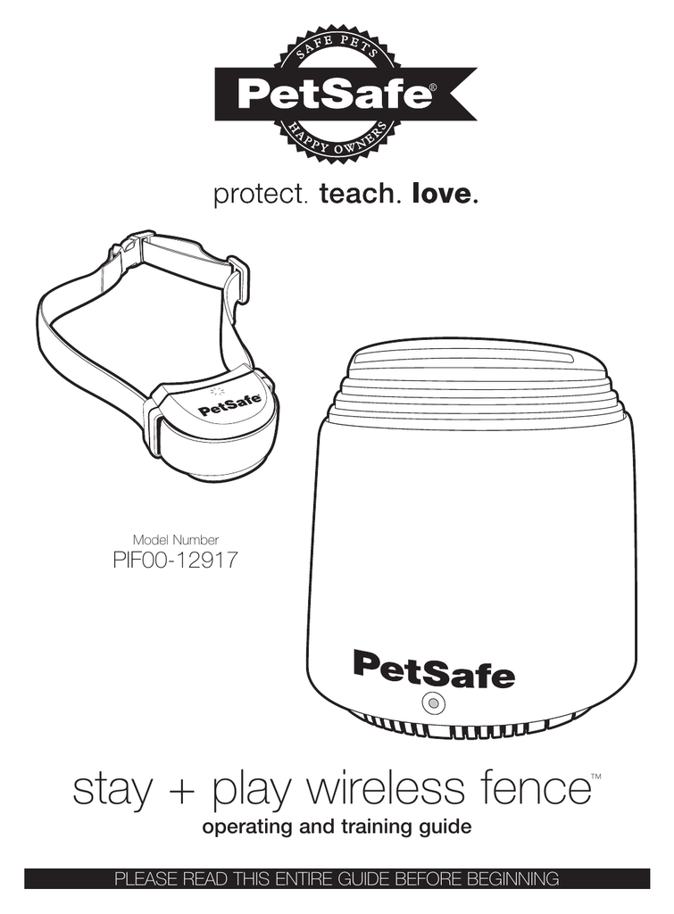 Petsafe PIF0012917 User manual the product manual. Manualzz