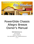 Tiffin PowerGlide Allegro Breeze Owner's Manual