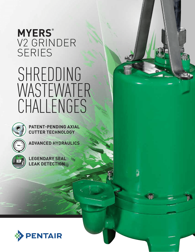MYERS V2 GRINDER SERIES Manualzz