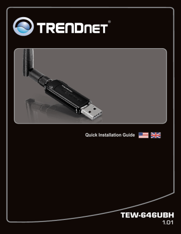 Trendnet TEW-646UBH High Power N150 Wireless USB Adapter Quick Installation Guide | Manualzz