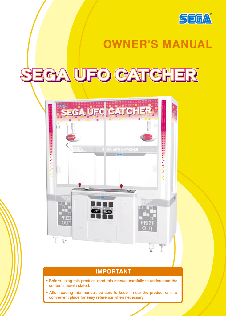 Sega Ufo Catcher Manual 5413kb Nov 25 13 04 47 41 Pm Manualzz