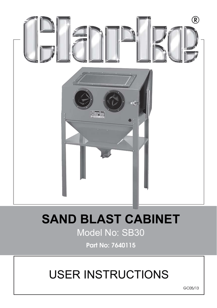 Clarke Sandblast Replacement Parts