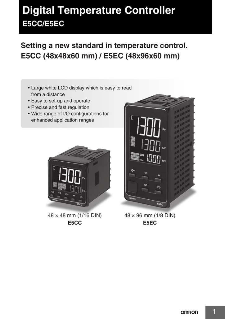 Omron e5cn схема подключения