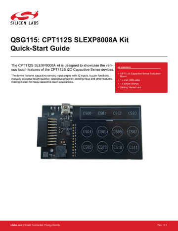 QSG115: CPT112S SLEXP8008A Kit Quick | Manualzz