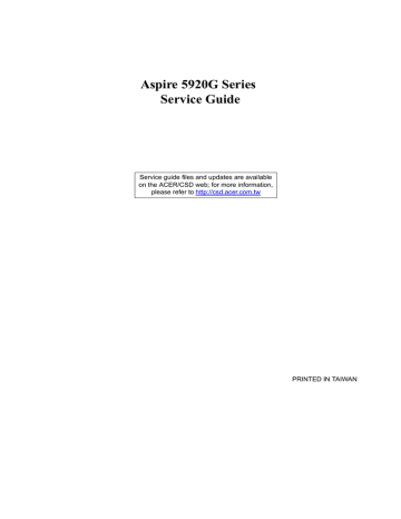 Using the System Utilities. Acer 5920G Series, 5920-6661 - Aspire - Core 2 Duo GHz | Manualzz