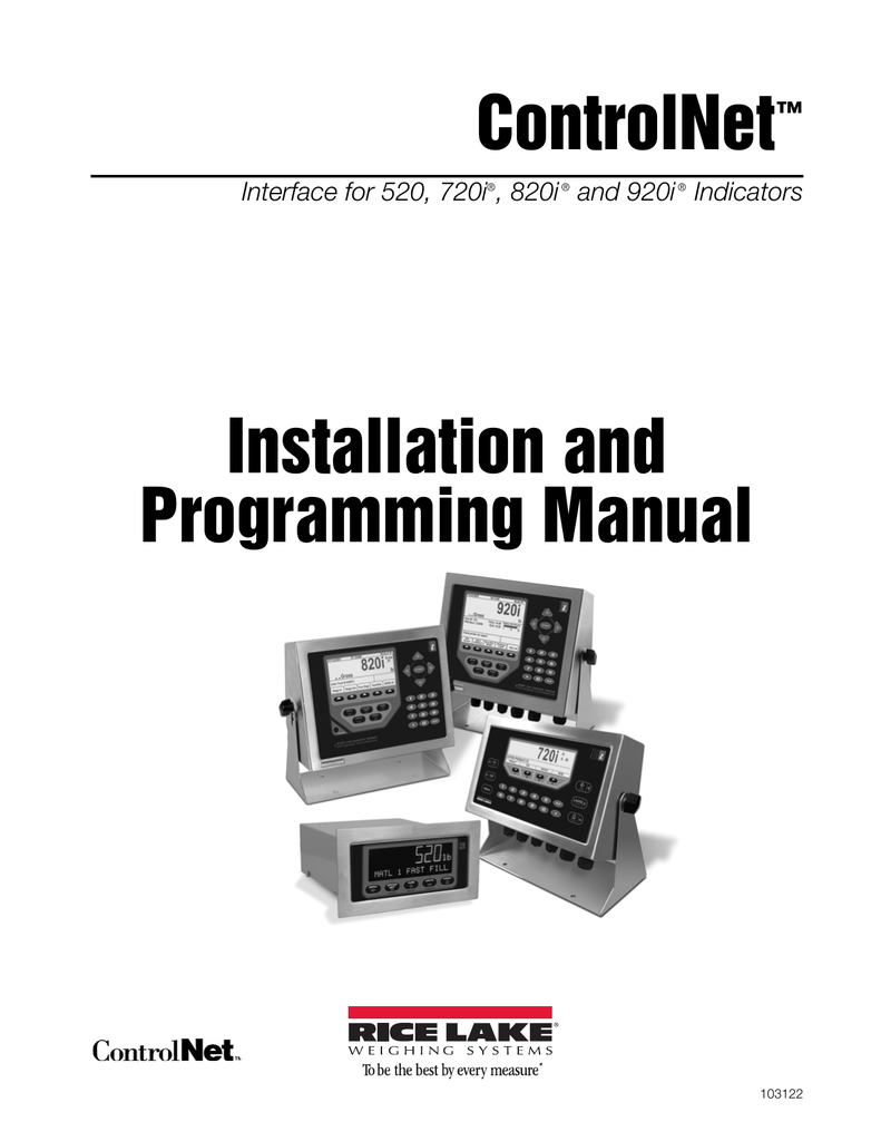 ControlNet Installation and Programming Manual ™ | Manualzz
