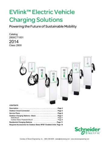 EVLink Electric Vehicle Charging Solutions | Manualzz