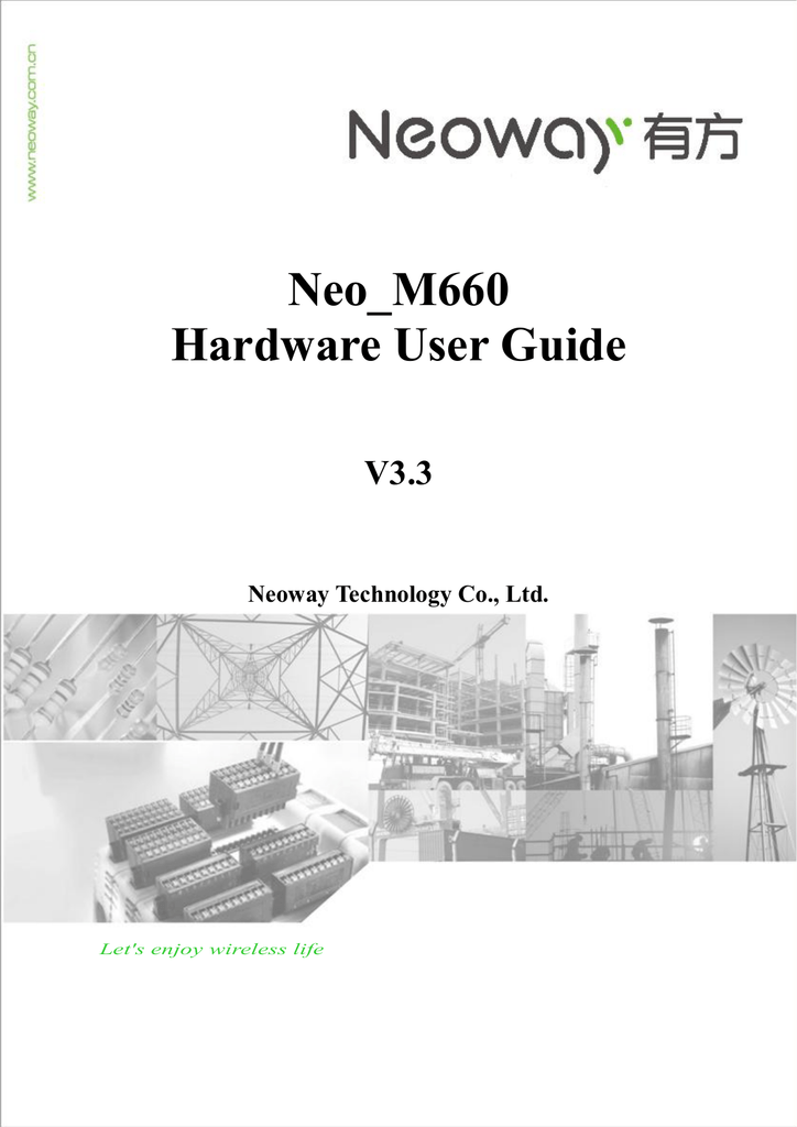 Neoway_M660 GPRS Module Hardware User Guide V3.3 | Manualzz