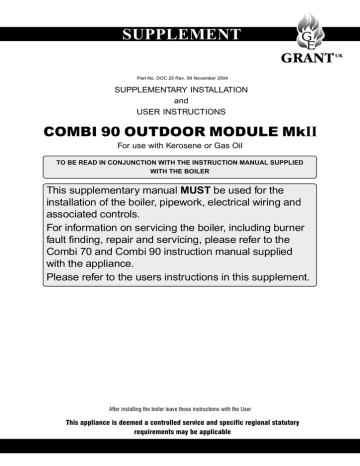 grant vortex outdoor combi 26 manual
