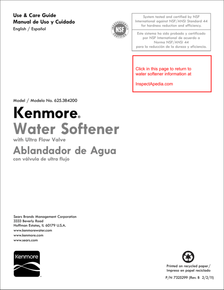 Kenmore 625.384200 User manual | Manualzz