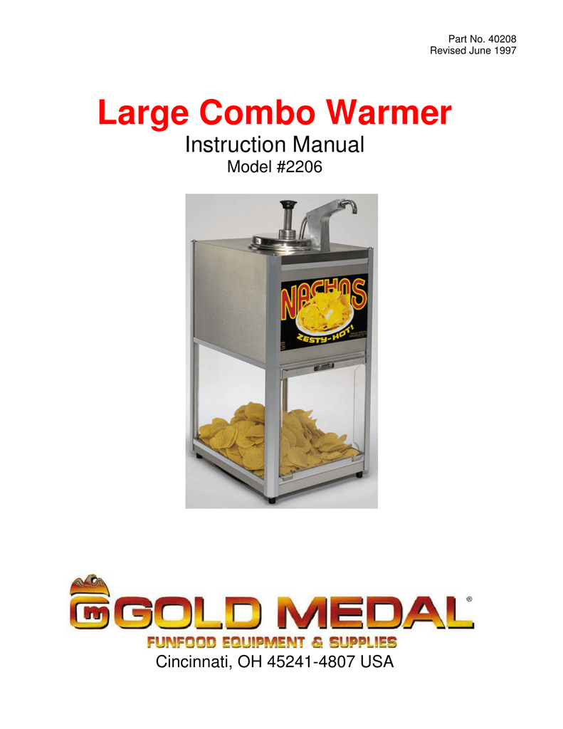 Combo Nacho Cheese Warmer - 2206