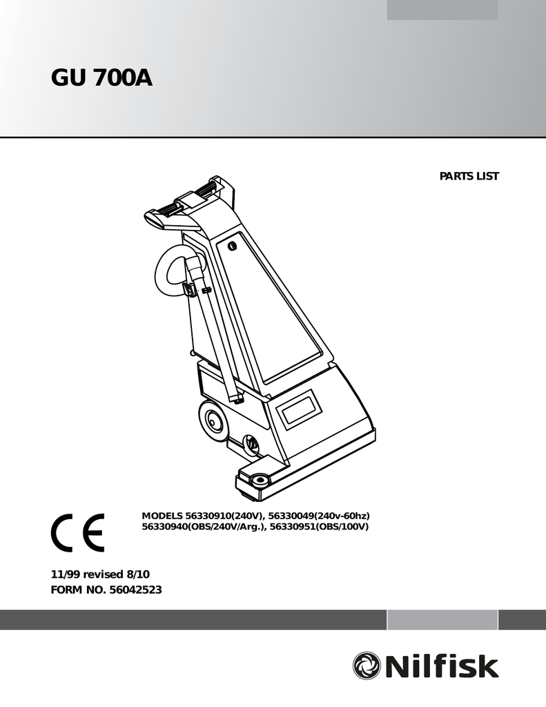 Advance Carpetriever 28 Parts Manual Carpet Vidalondon
