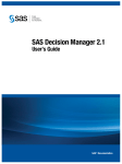 SAS Decision Manager 2.1 User's Guide