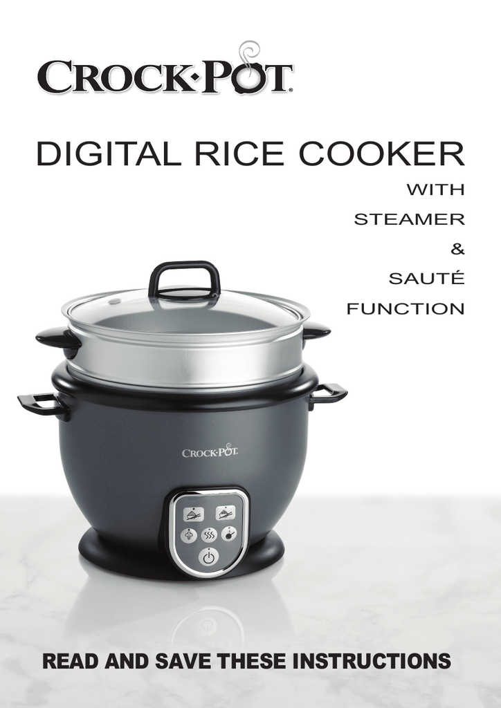 8 Cup Rice Cooker (CRC-800) Product Manual