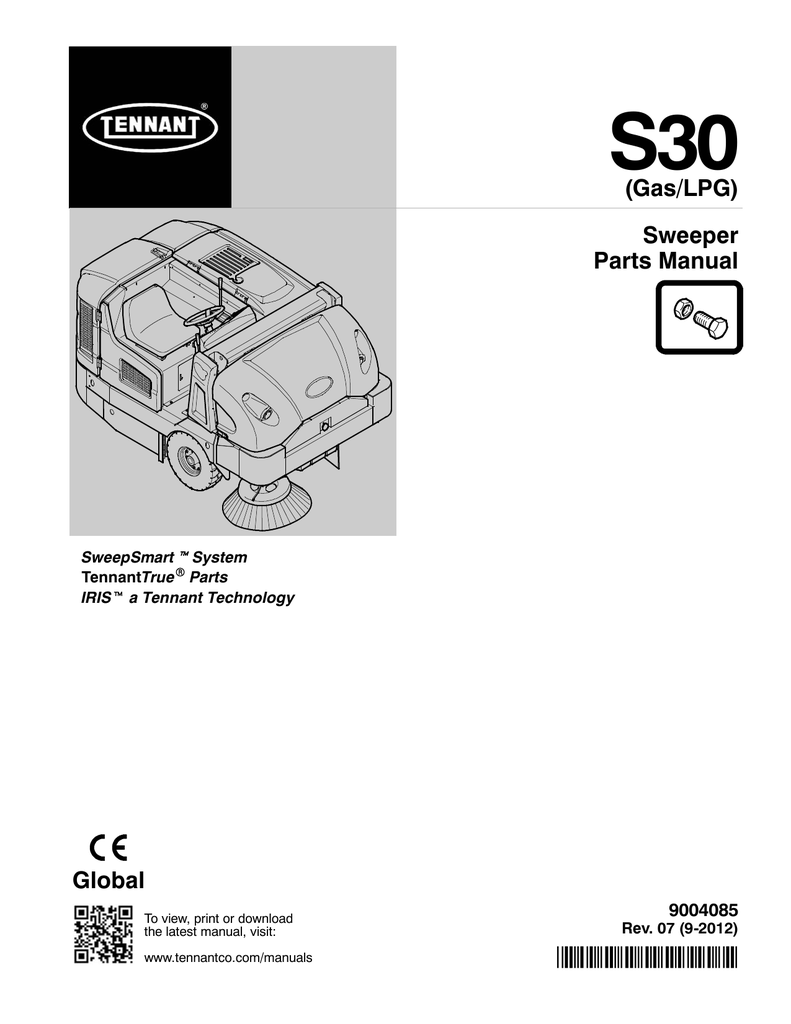 tennant S30 parts list | Manualzz