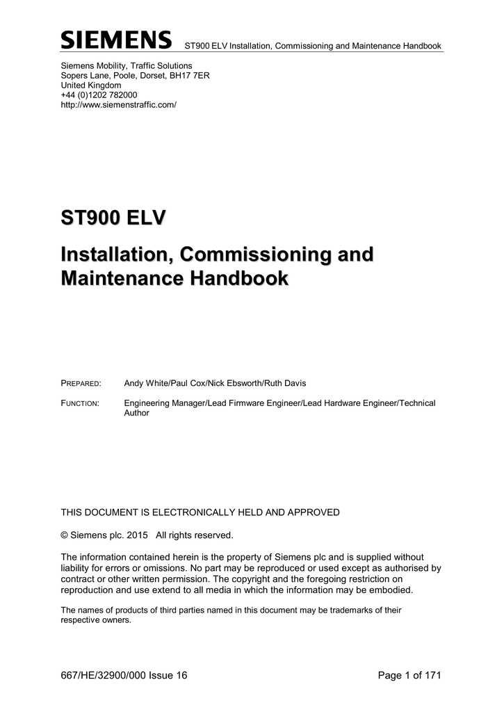 ST900 & ST750 HANDSET HANDBOOK - Siemens