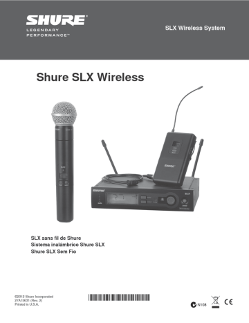 Shure SLX Wireless Guía Del Usuario | Manualzz