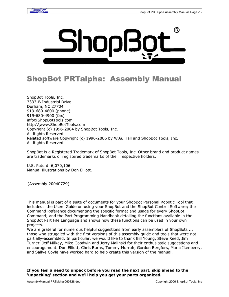 Download shopbot tools driver