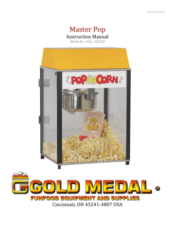 Wiring Diagram For Gold Medal Popcorn Machine - Wiring Diagram