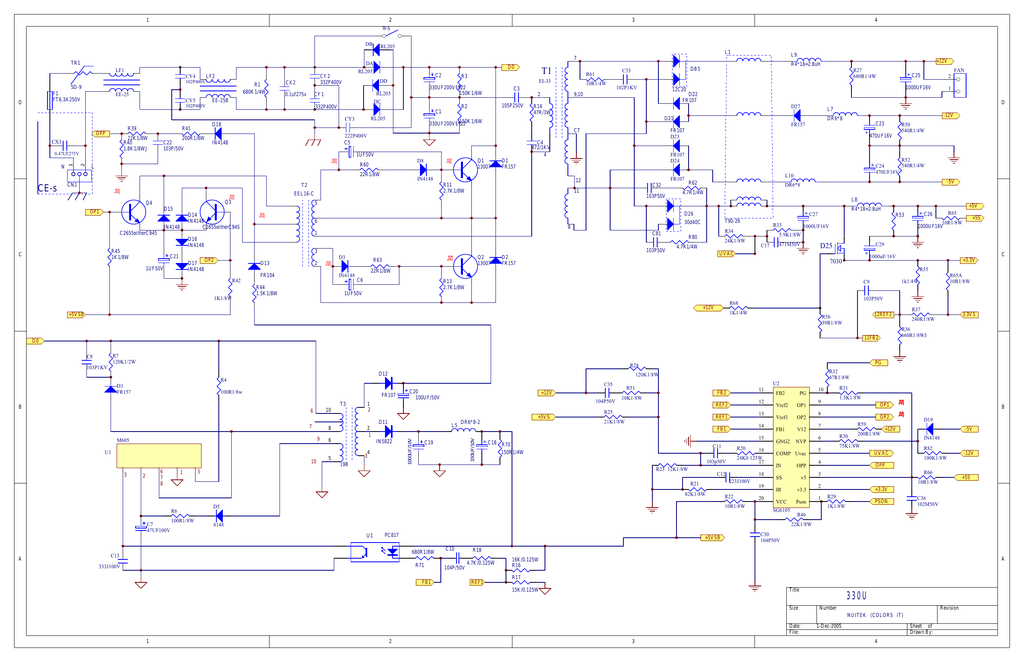 Схема fox atx 400w