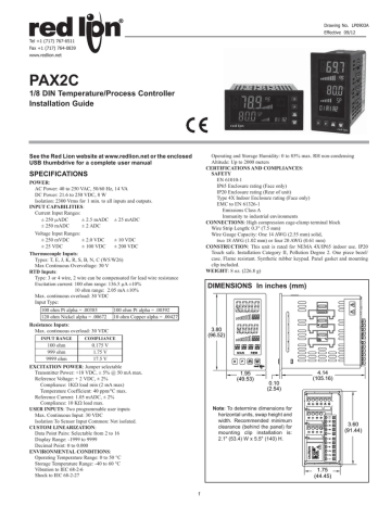 PAX2C Installation Guide | Manualzz