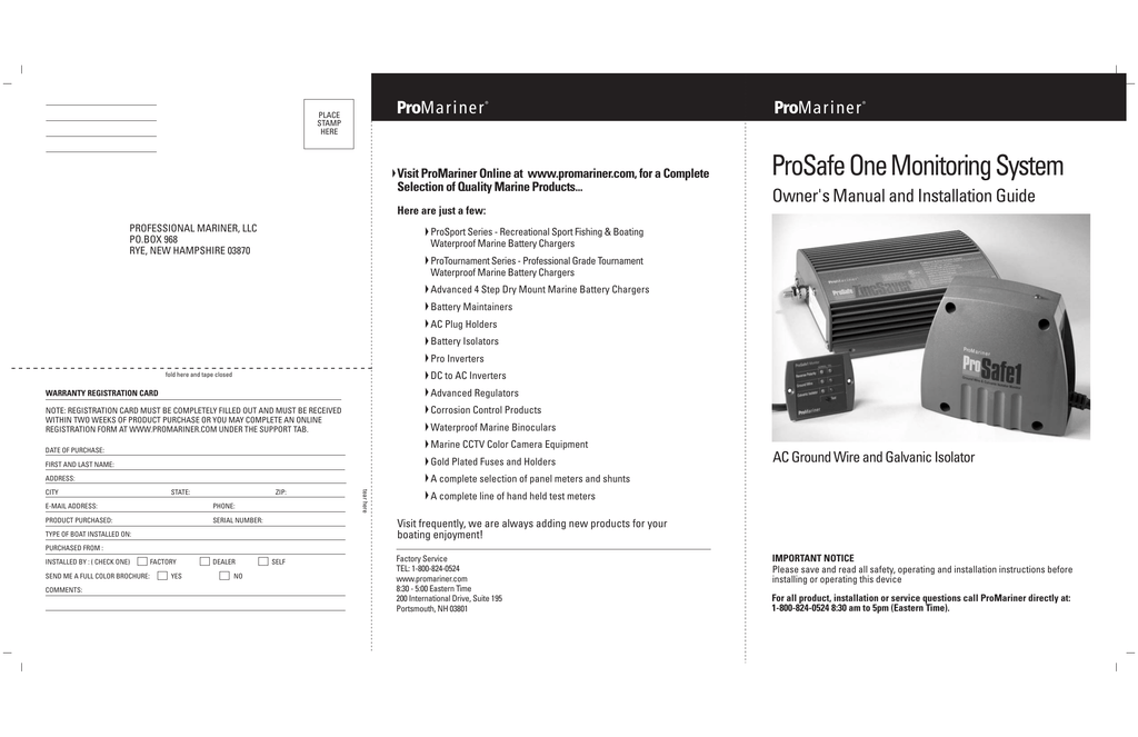 Promariner Corrosion Test Meter Manual