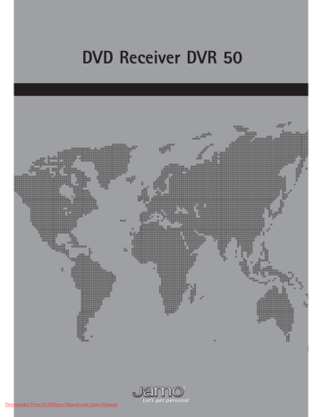 Jamo DVR 50 User Guide Manual Operating Instruction Pdf | Manualzz