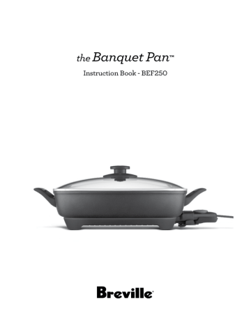 Breville The Banquet Pan BEF250 Instruction book | Manualzz