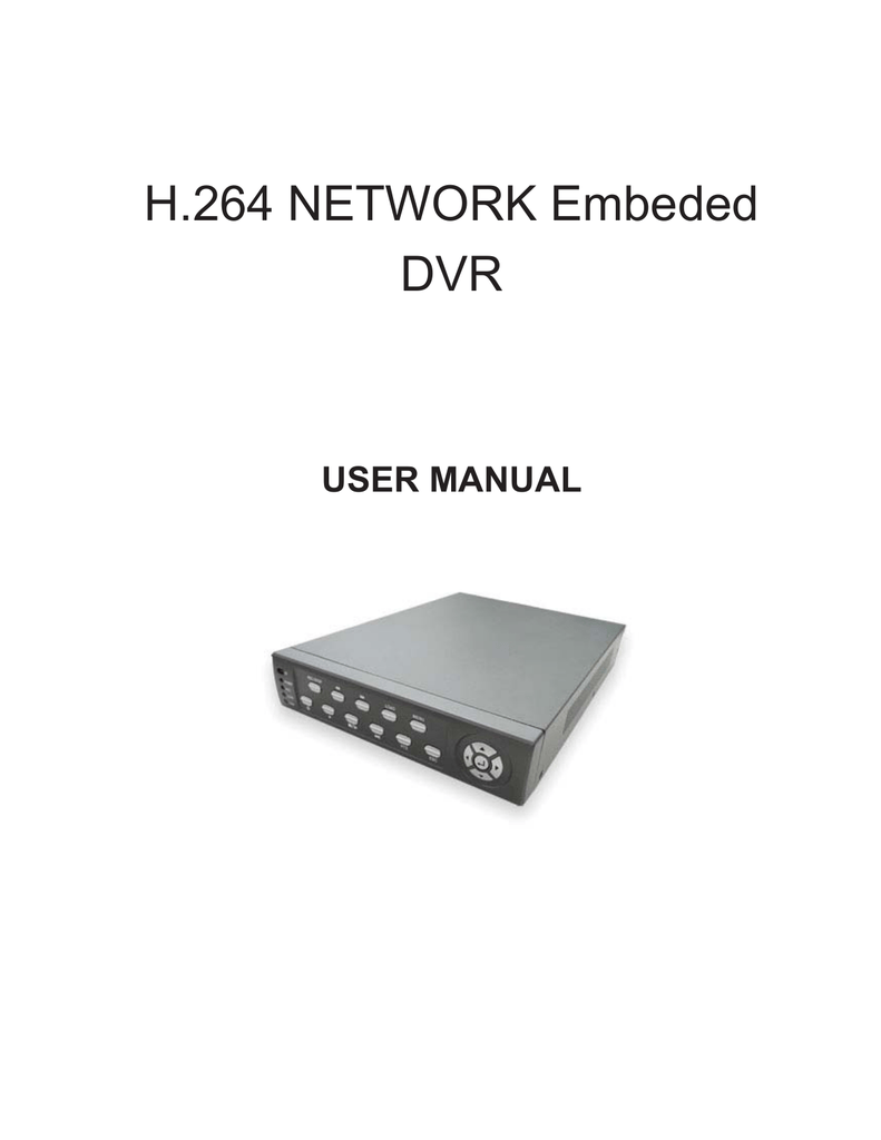 COP-USA DVR H.264 E4 User manual - Manualzz