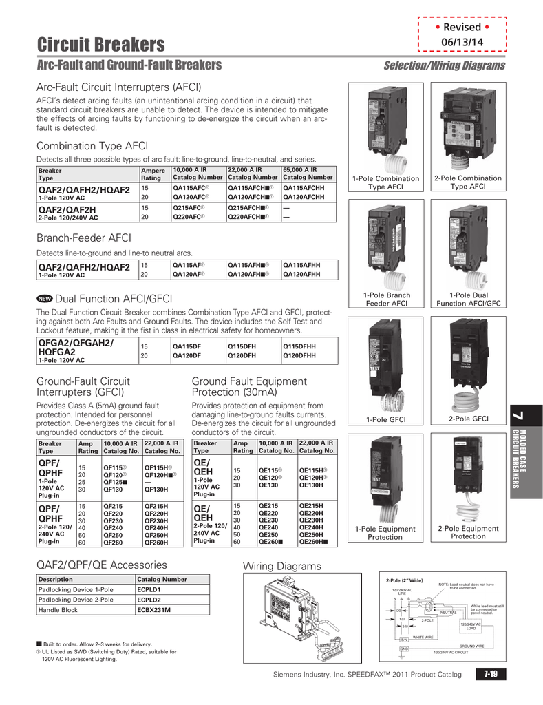 Q340H 40-Amp Three Pole 22kA Type QPH Circuit Breaker Siemens HI 