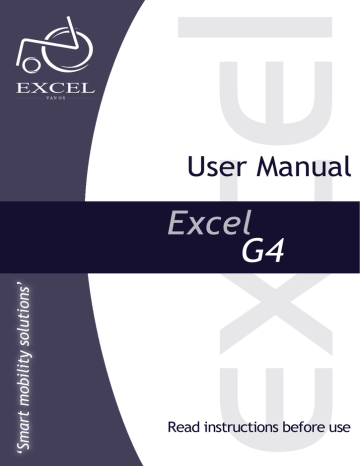 User Manual Excel G4 | Manualzz