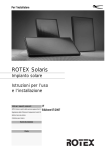 ROTEX Solaris R3 - Istruzioni per l&rsquo;uso e l&rsquo;installazione