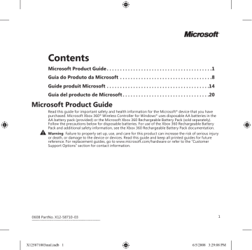 microsoft sidewinder x6 parts